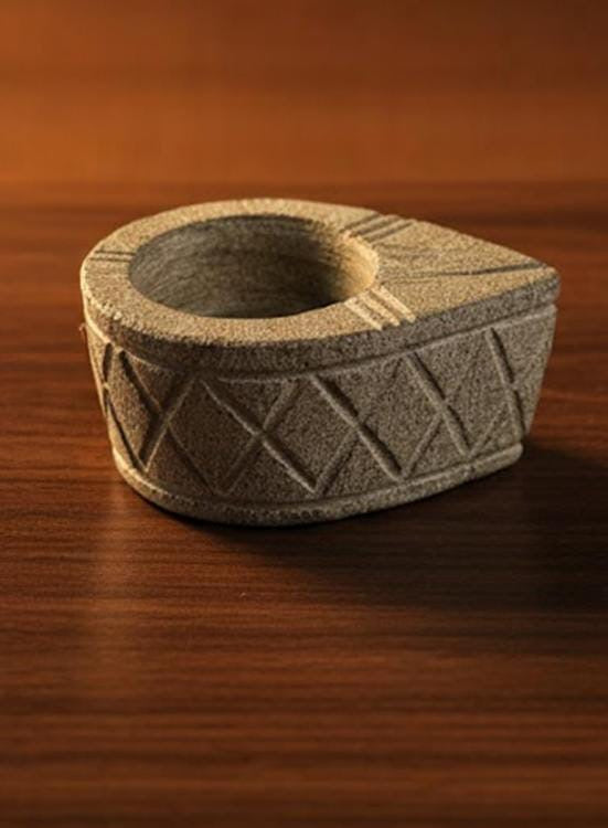 Festive Special Natural Stone Diya -3 inch
