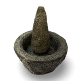Handmade Round Mortar Pestle Set Large