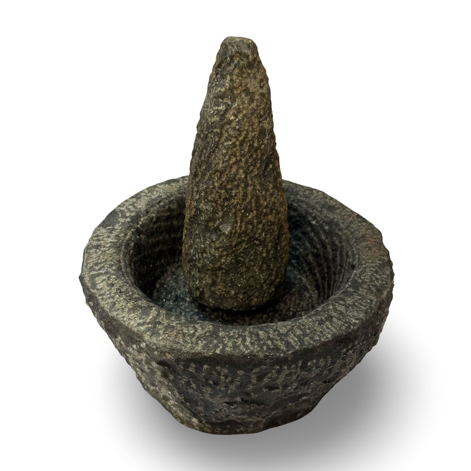 Handmade Round Mortar Pestle Set Large