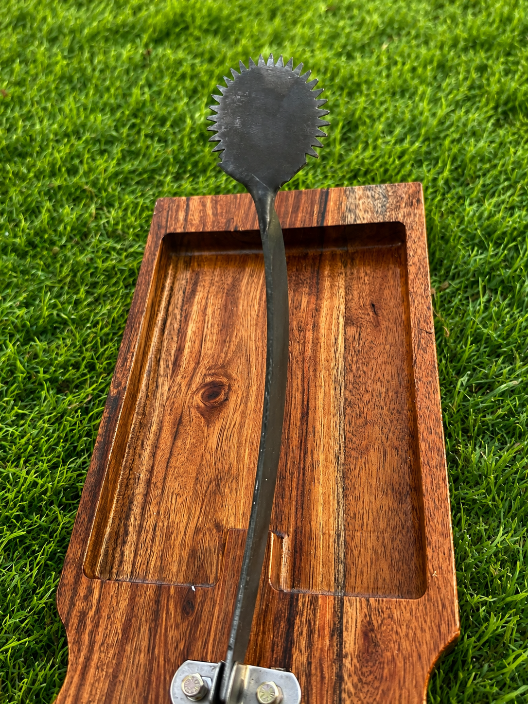 acacia Traditional Wooden chopper and coconut scraper