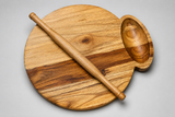Teak wood chapati mane (roti maker)