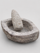 Handmade Red Stone Mortar Pestle Small