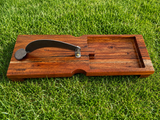 acacia Traditional Wooden chopper and coconut scraper