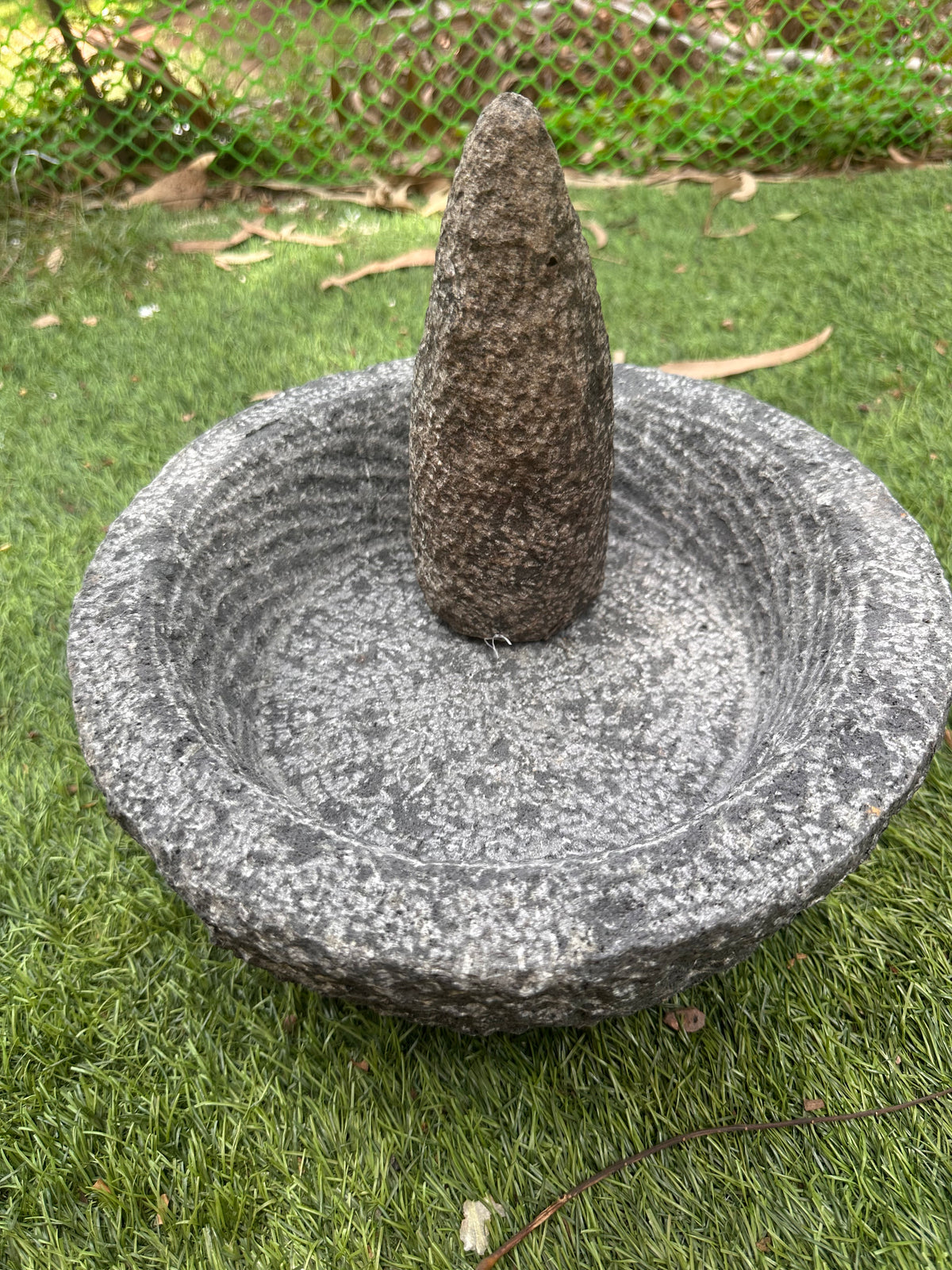 Handmade Round Mortar Pestle Set Extra Large