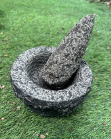 Handmade Small Mortar Pesle set Round