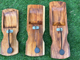 Mango Wood Vegtable Cutter and Coconut Scraper