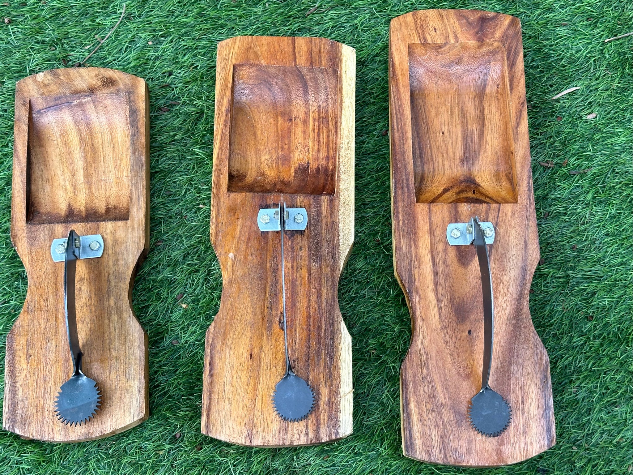 Mango Wood Vegtable Cutter and Coconut Scraper