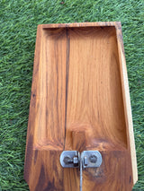 Teak wood Vegetable cutter and coconut scraper