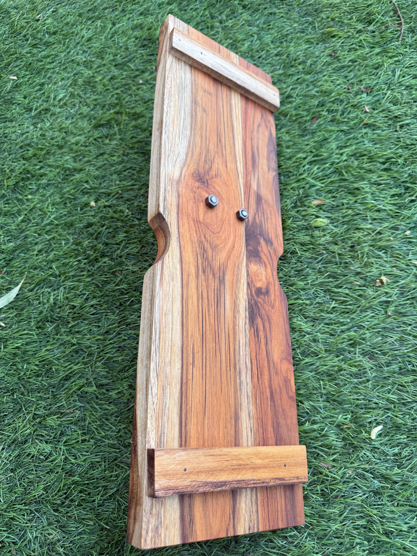 Teak wood Vegetable cutter and coconut scraper