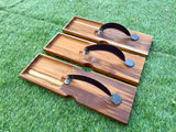 Teak wood Vegetable cutter and coconut scraper