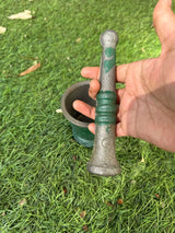 Round Mortar Pestle Kutani