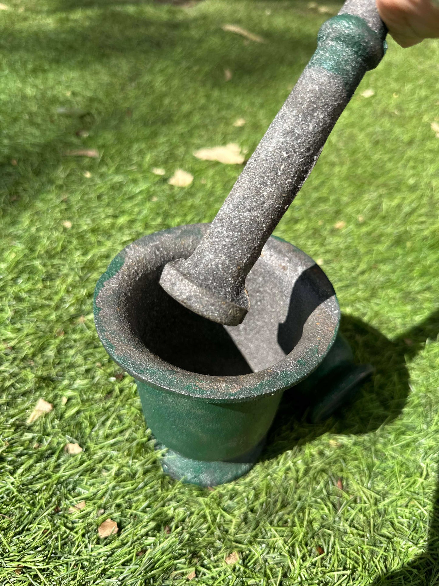 Round Mortar Pestle Kutani