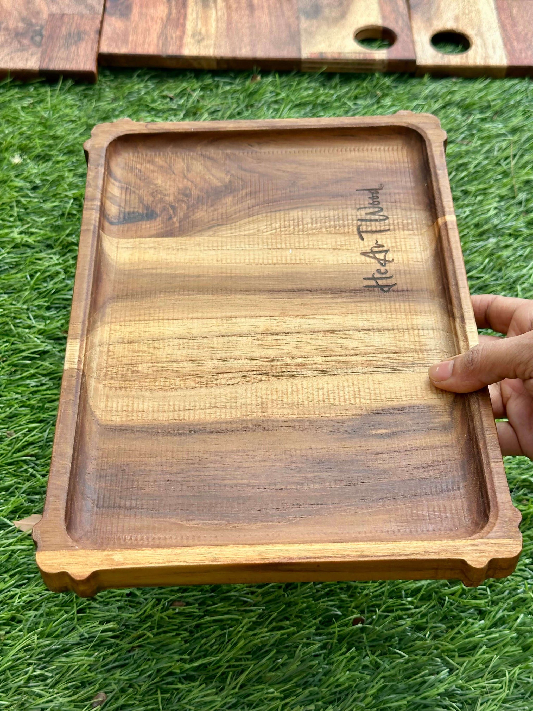 Teakwood Rectangular Serving Platter