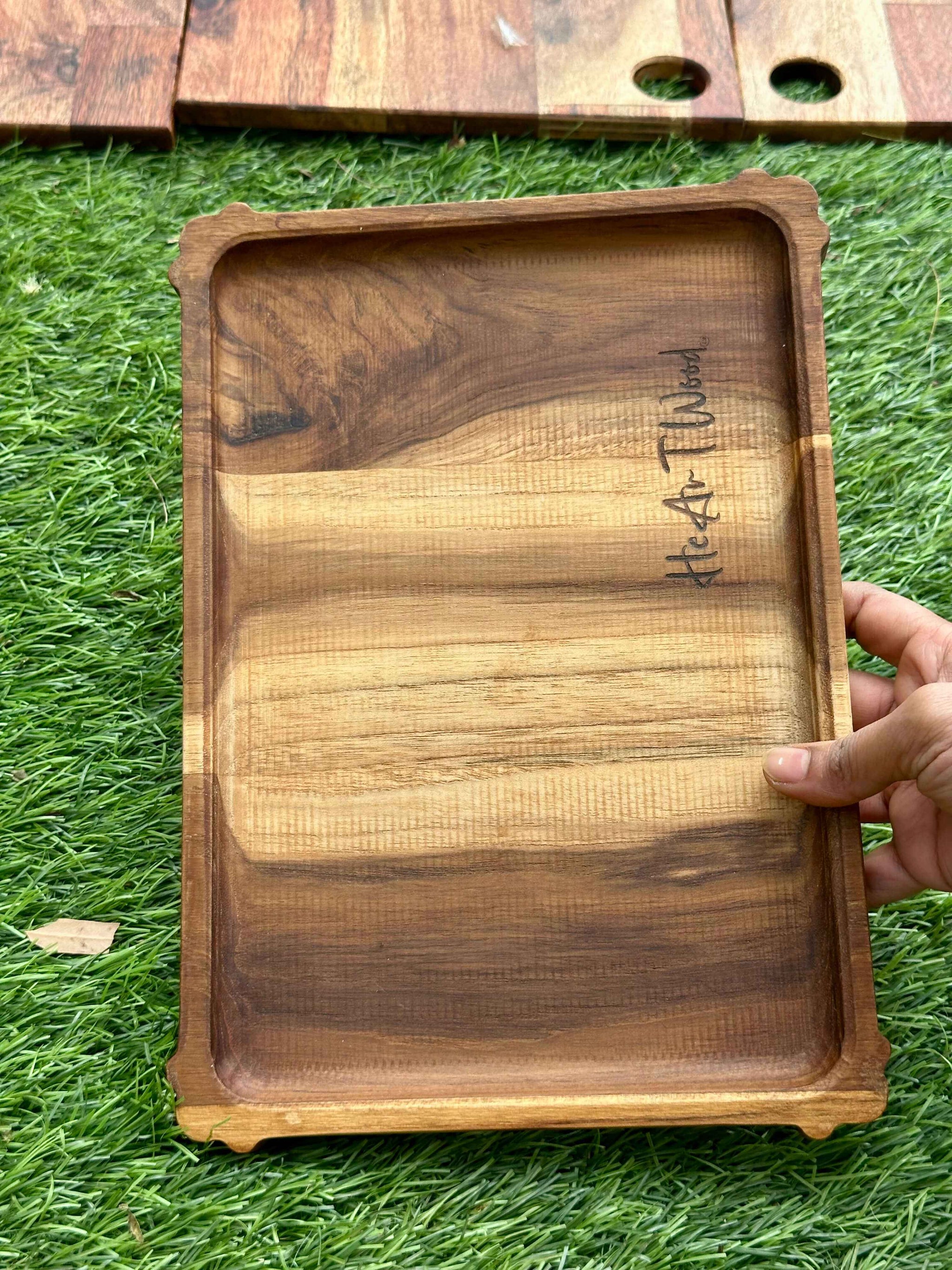 Teakwood Rectangular Serving Platter
