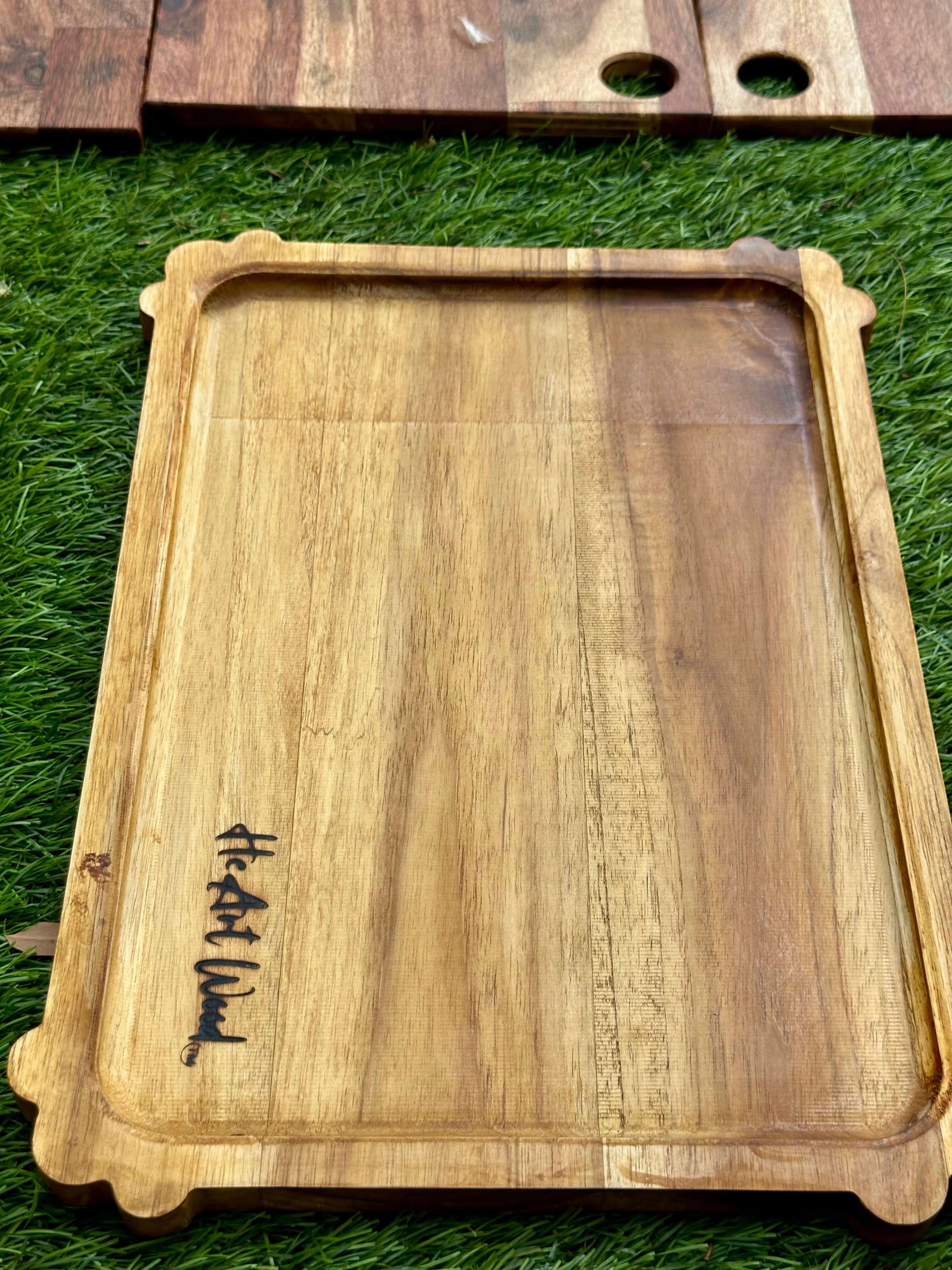 Teakwood Rectangular Serving Platter