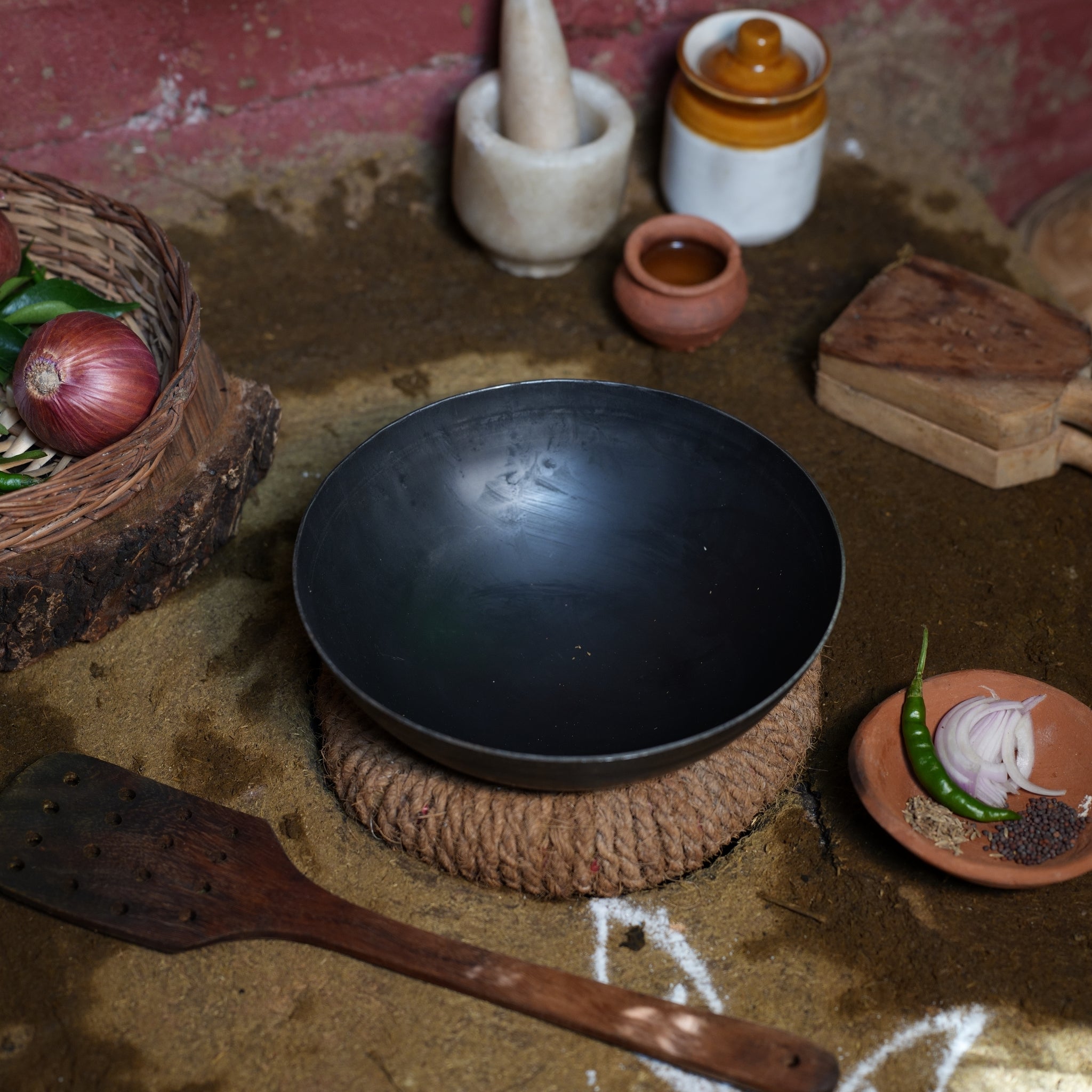 Flat Iron Small Kadai