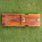 Teak wood Vegetable cutter and coconut scraper