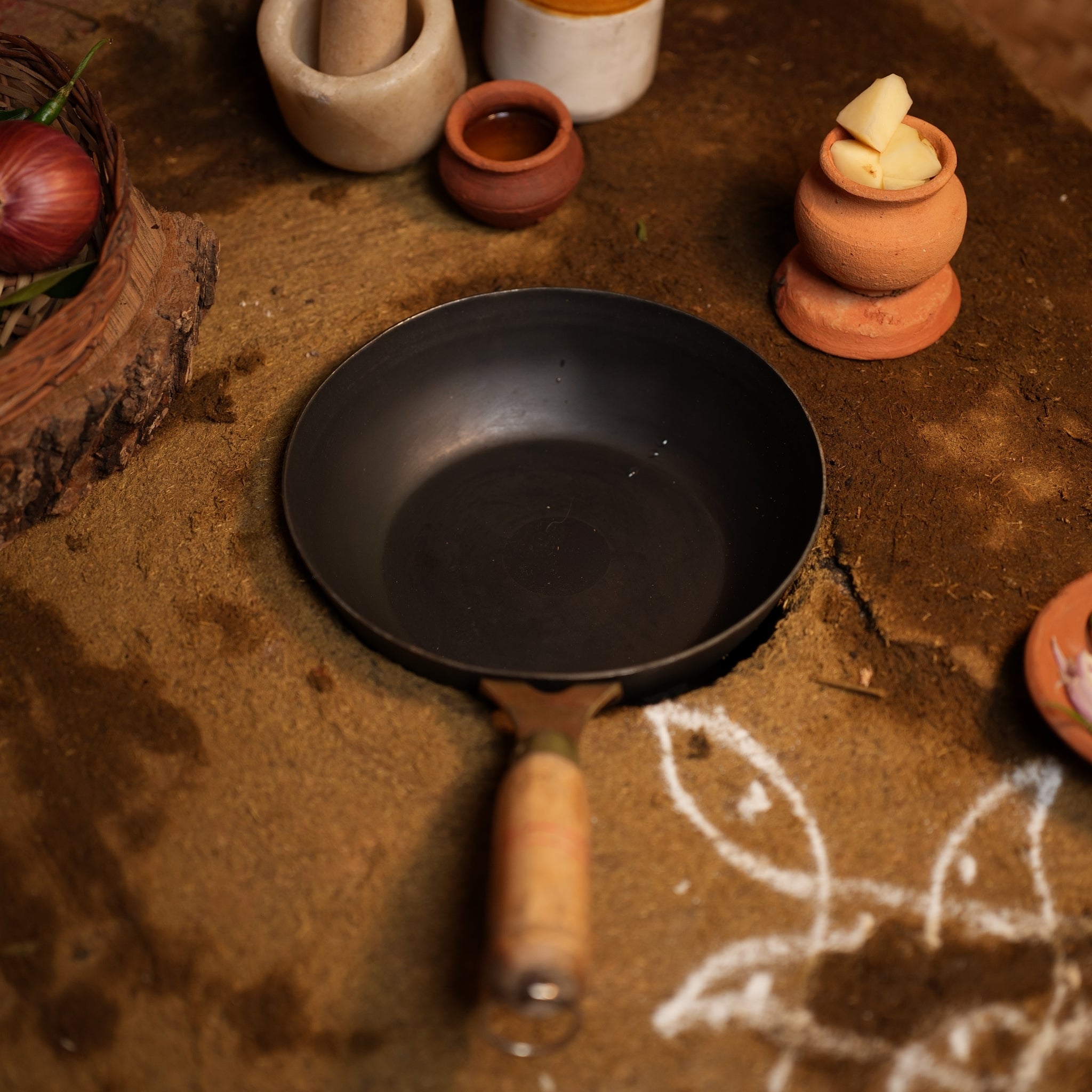 Iron Pan With Handle