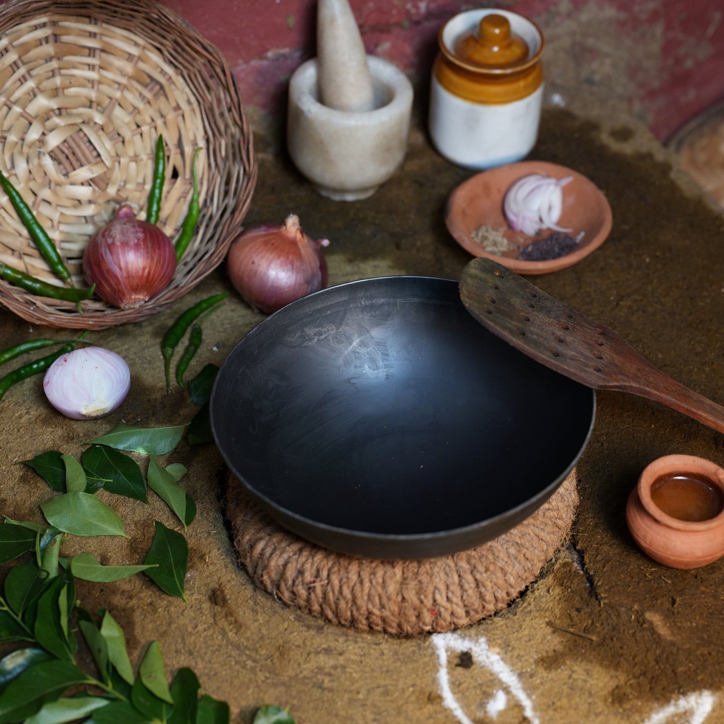 Flat Iron Small Kadai