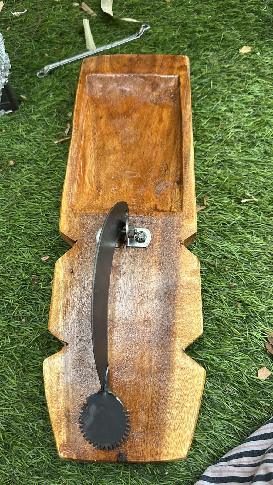 Mango Wood Vegtable Cutter and Coconut Scraper